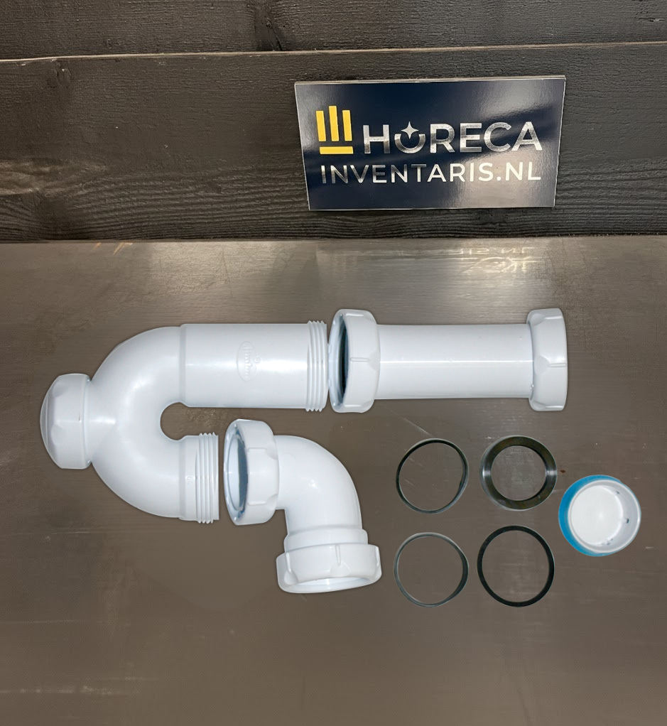 wasbak sifon | kunstof | wit | universeel