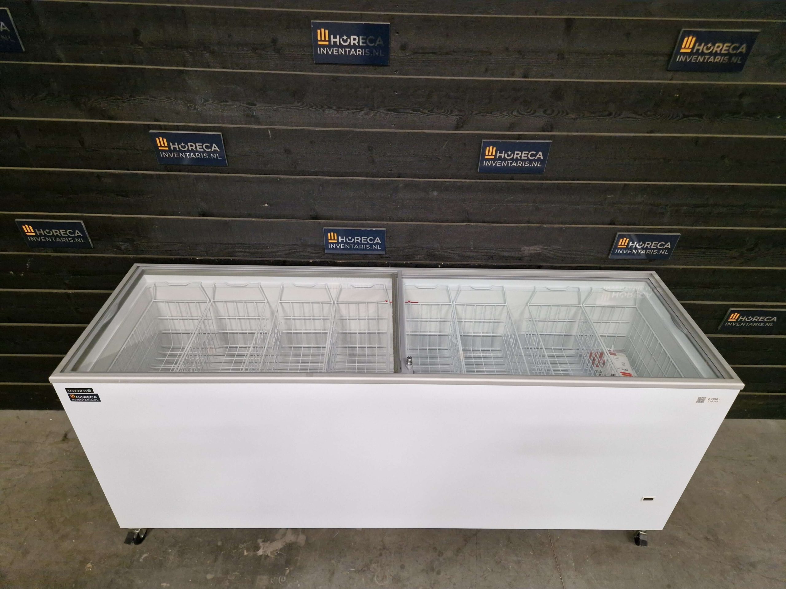 tefcold diepvrieskist | vriezer schuifdeksel glas | 670 liter | ic700sc