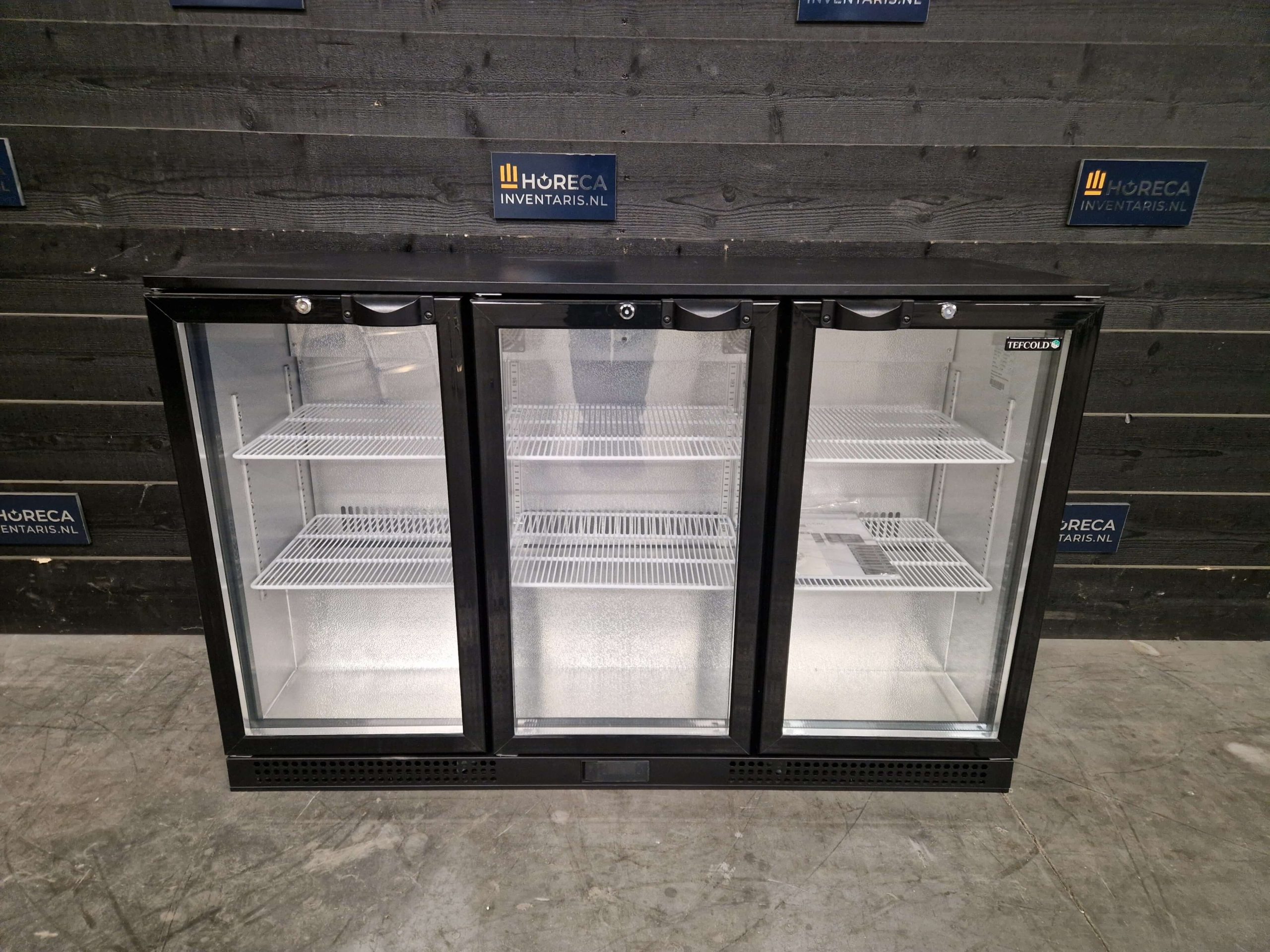 tefcold glasdeur koelkast | 1 deurs barkoeling | db105h