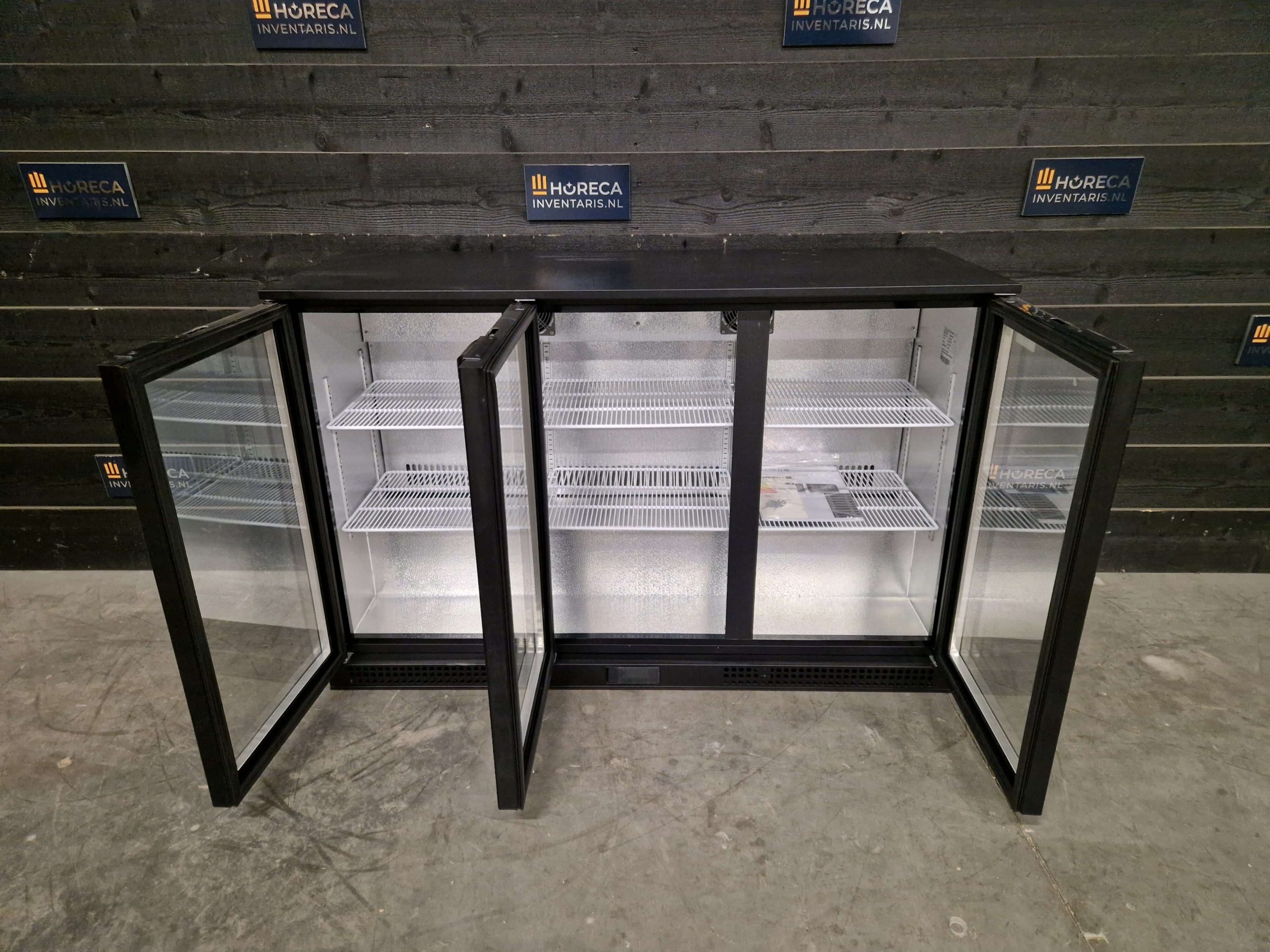 tefcold glasdeur koelkast | 1 deurs barkoeling | db105h