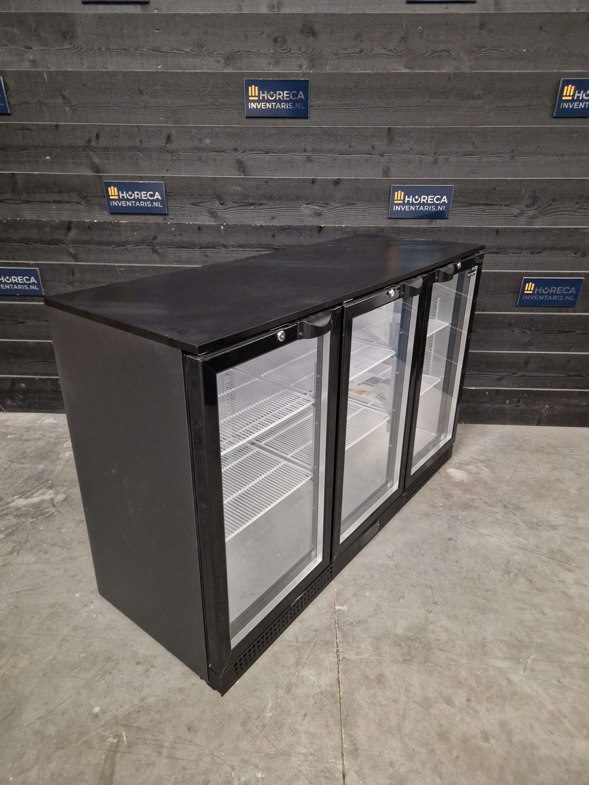 tefcold glasdeur koelkast | 1 deurs barkoeling | db105h