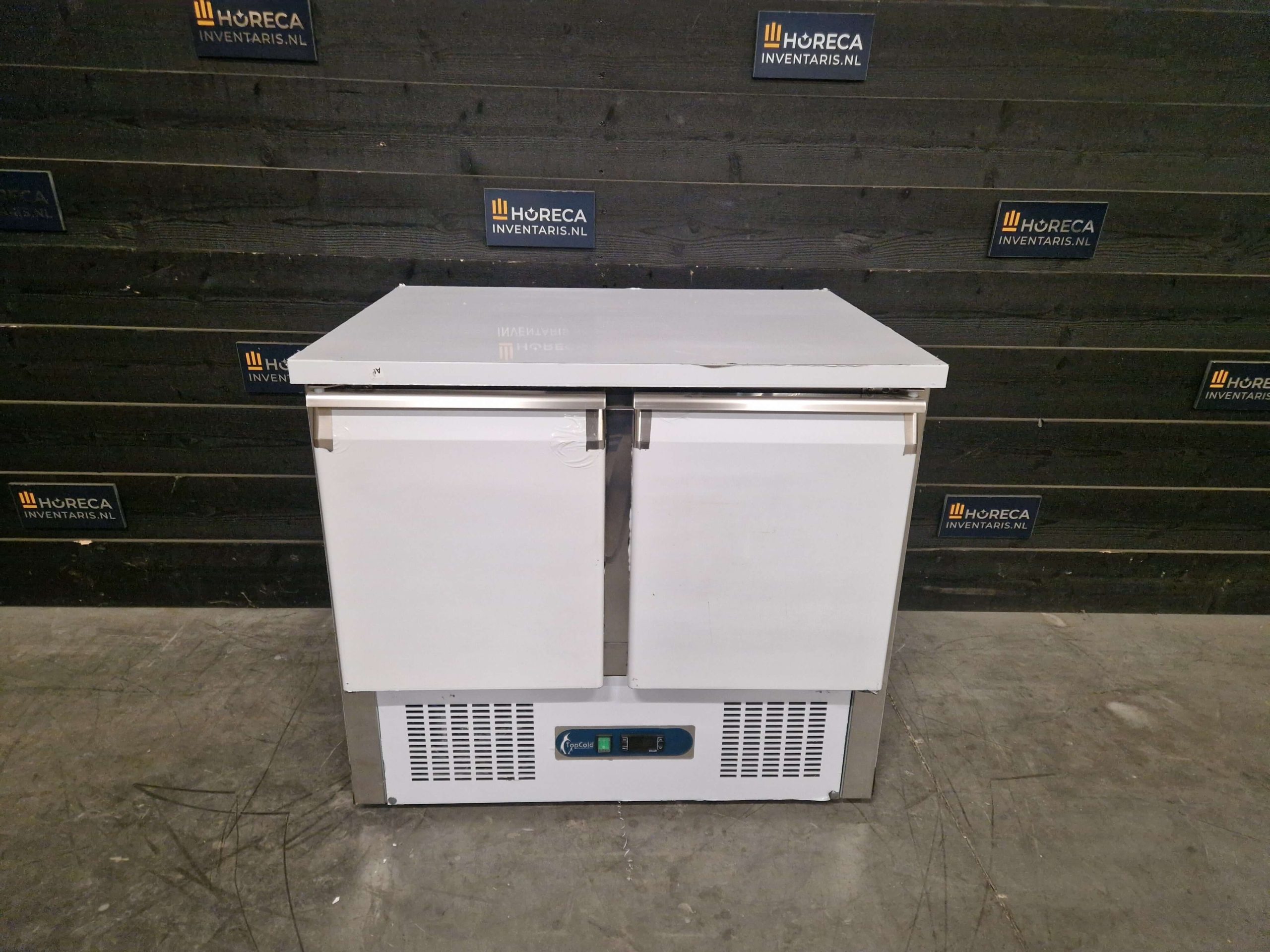 tefcold koelwerkbank | saladette | 3 deurs | rvs | sa1365 s/s