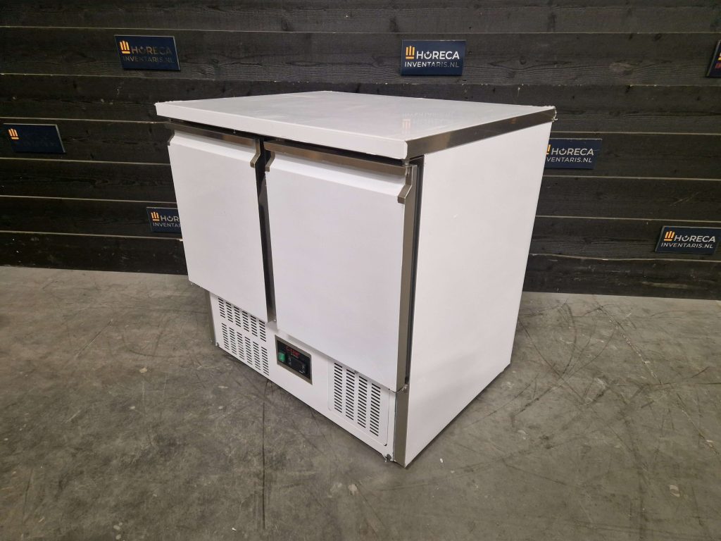 tefcold koelwerkbank | saladette | 3 deurs | rvs | sa1365 s/s