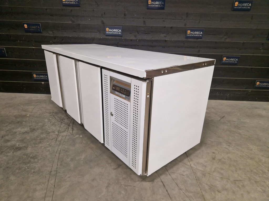 tefcold koelwerkbank | saladette | 3 deurs | rvs | sa1365 s/s