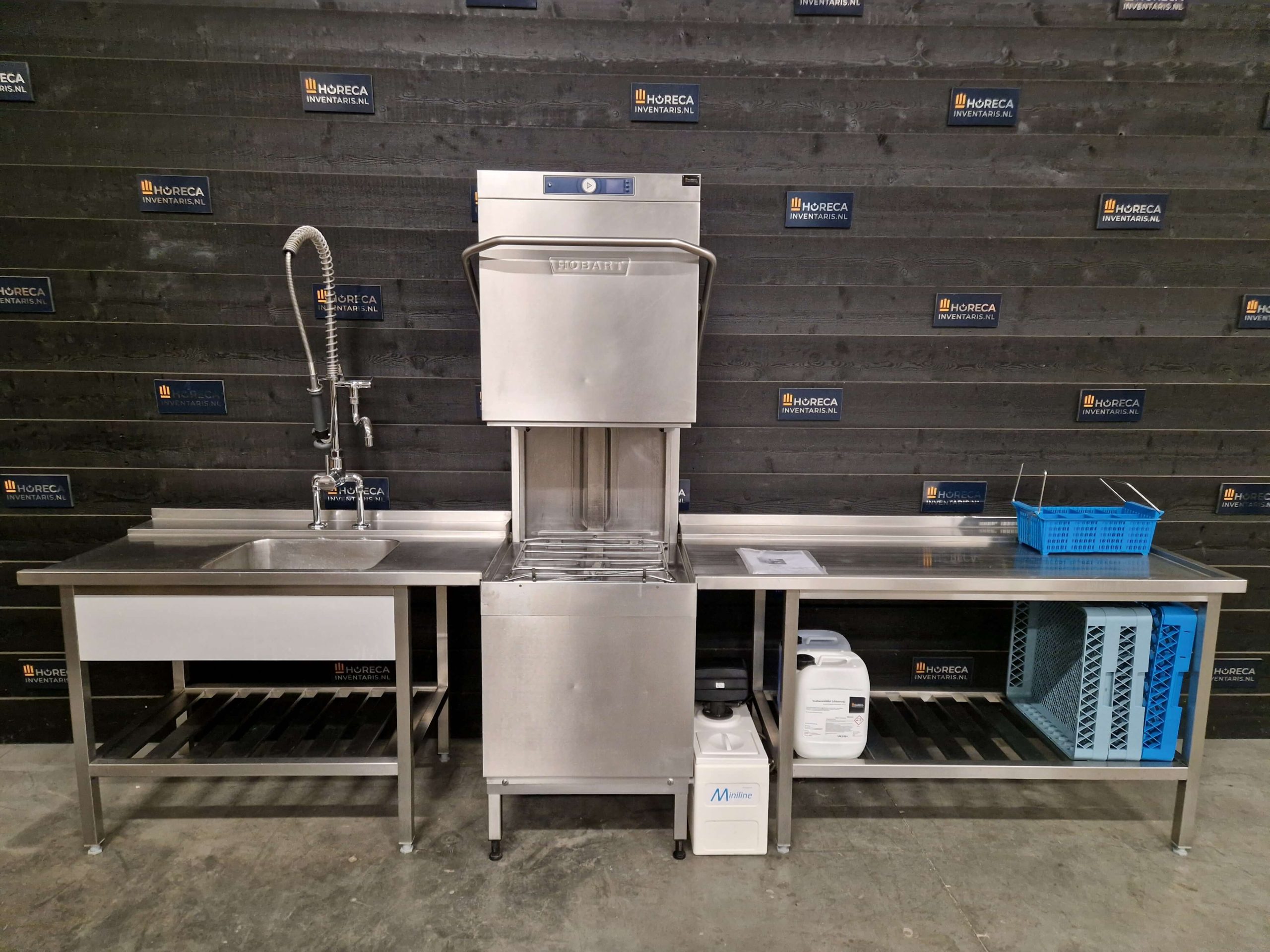 doorschuifvaatwasser | vaatwasstraat | rhima | wd 6 | 400v