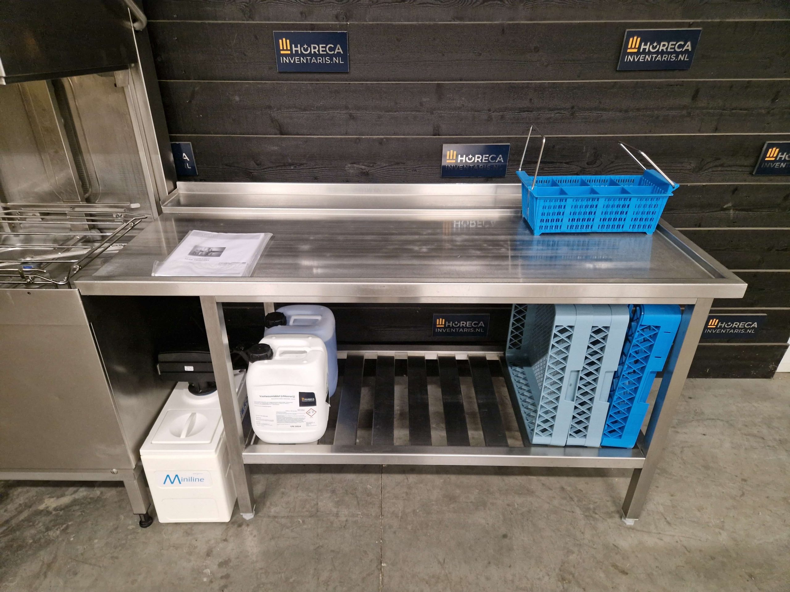 doorschuifvaatwasser | vaatwasstraat | rhima | wd 6 | 400v