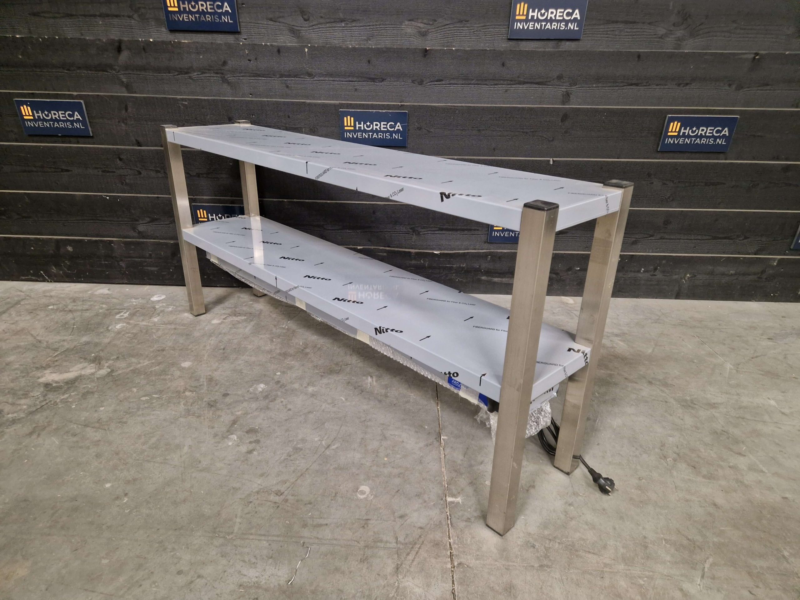 etagère | warmtebrug | keramisch verwarmd | 2 niveaus | 100 cm (kopie)