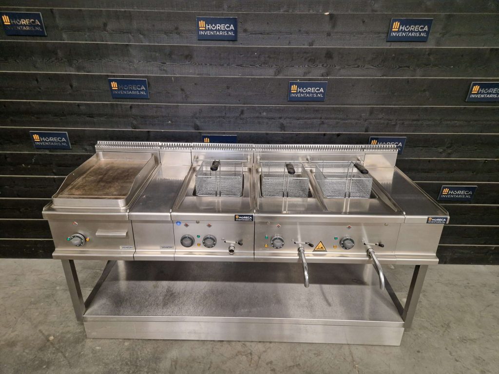 friteuse | ambach | dubbel | elektrische | rvs | 400v | horeca